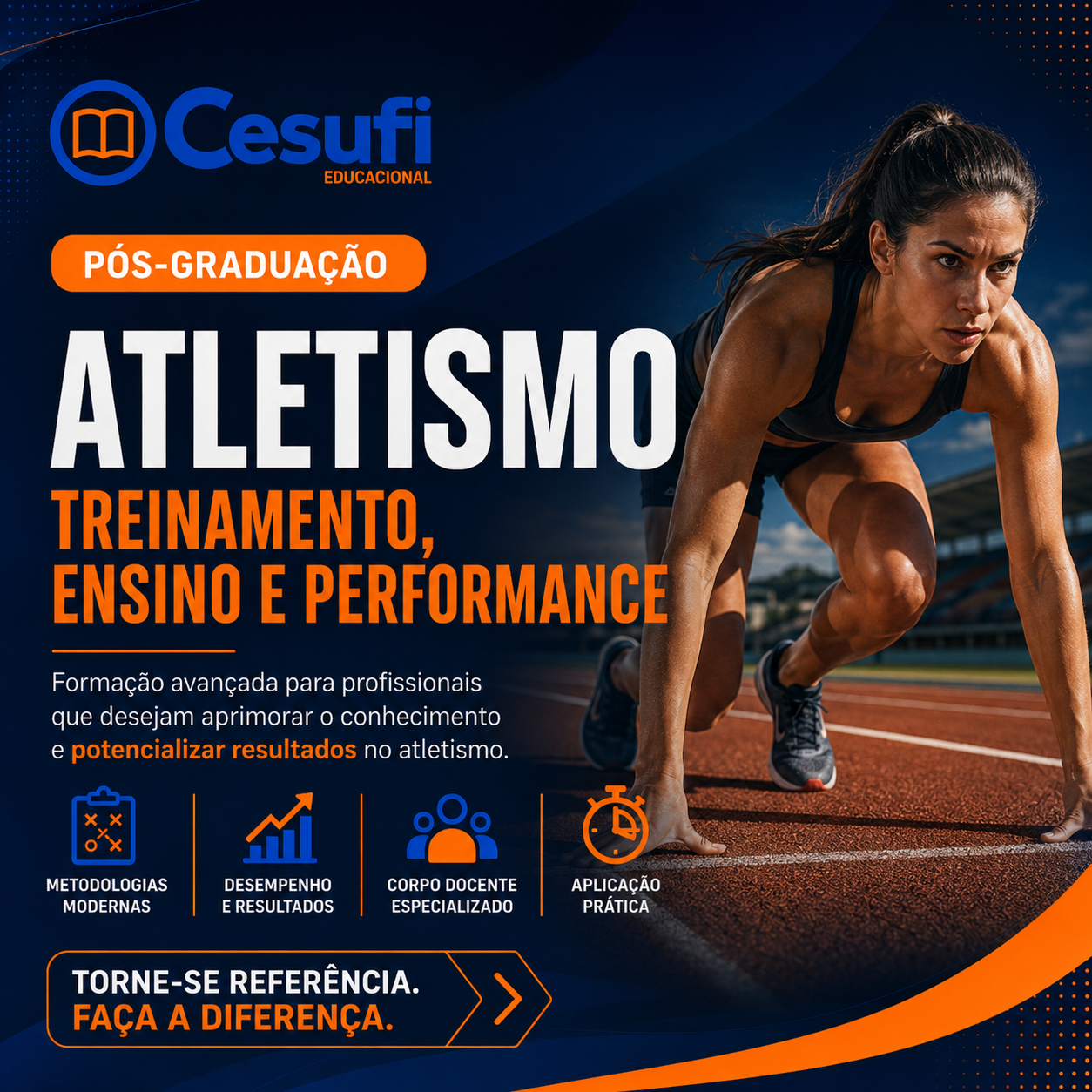 Pos em Atletismo Cesufi Educacional Você Mais Longe