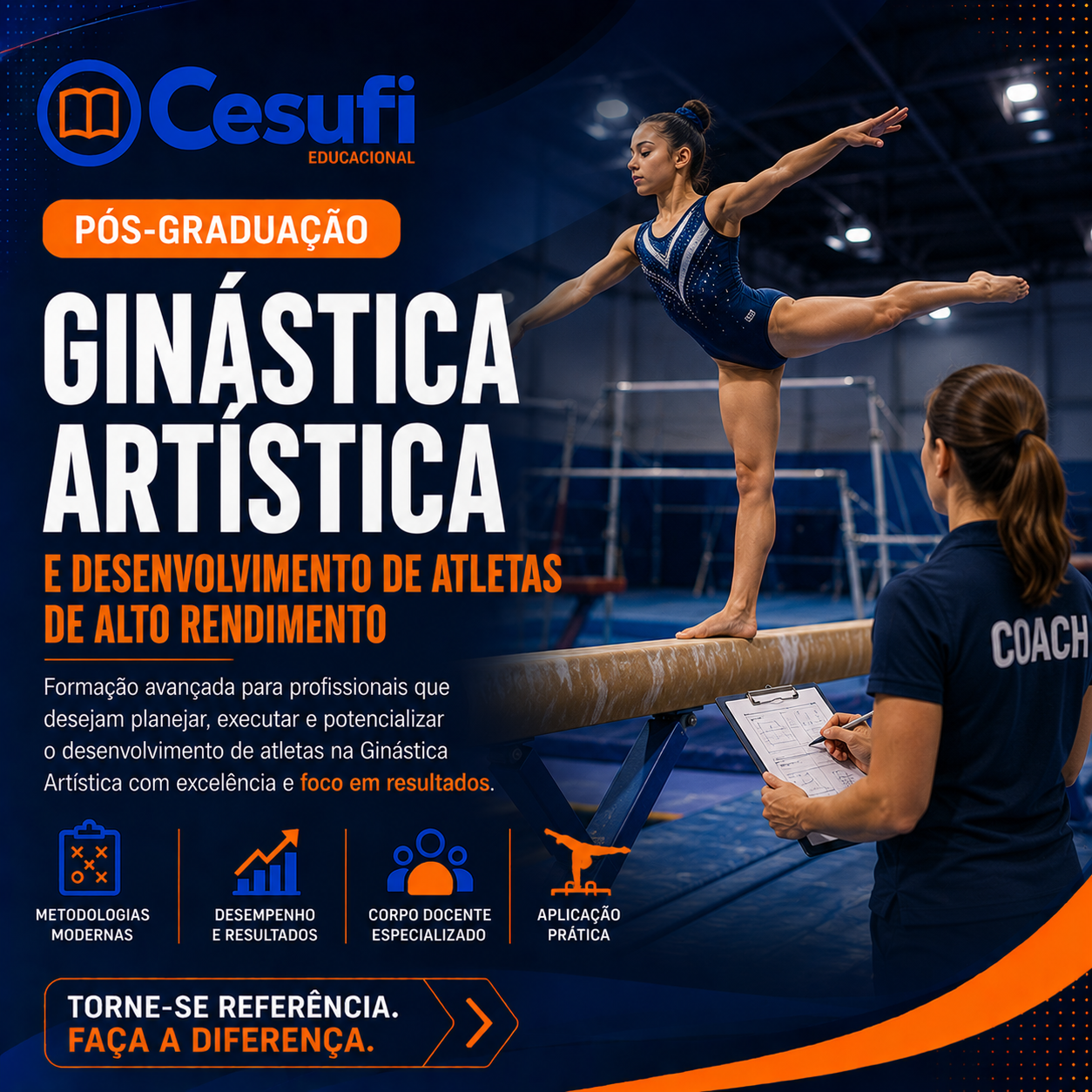 Pos em Ginástica Artística Cesufi Educacional Você Mais Longe