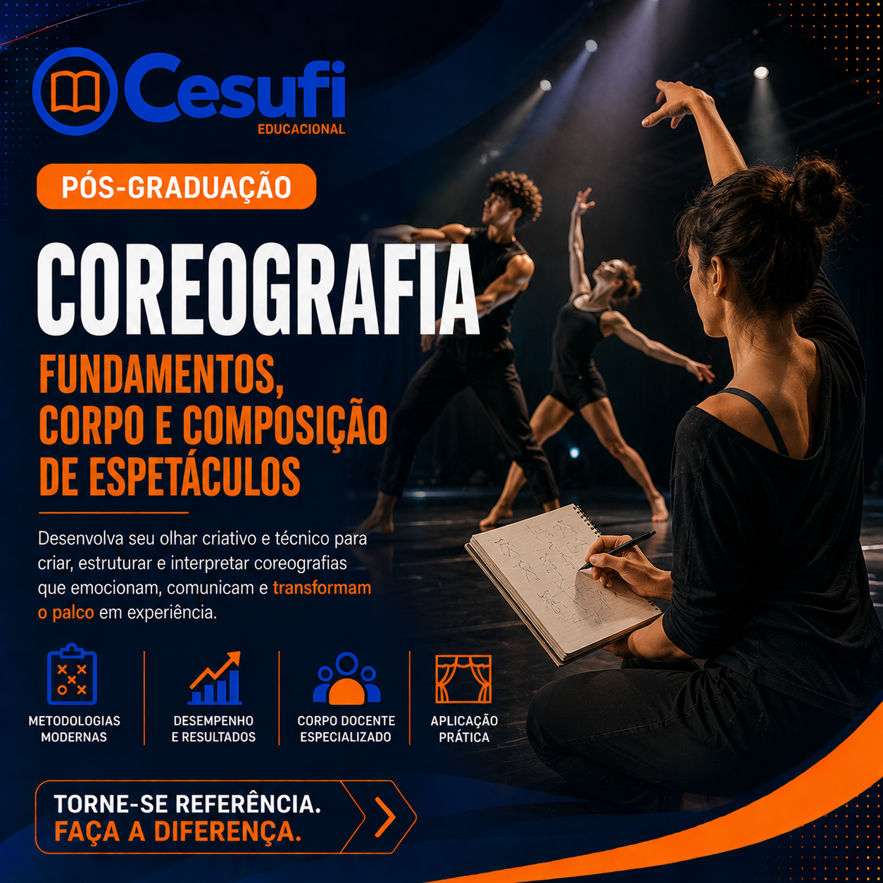 Pos em Coreografia Cesufi Educacional Você Mais Longe
